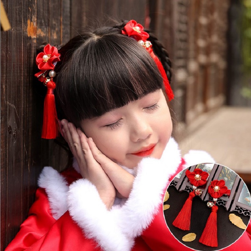 Vintage Fashion In Chinese - 1 çift Çin Hanfu saç aksesuarları