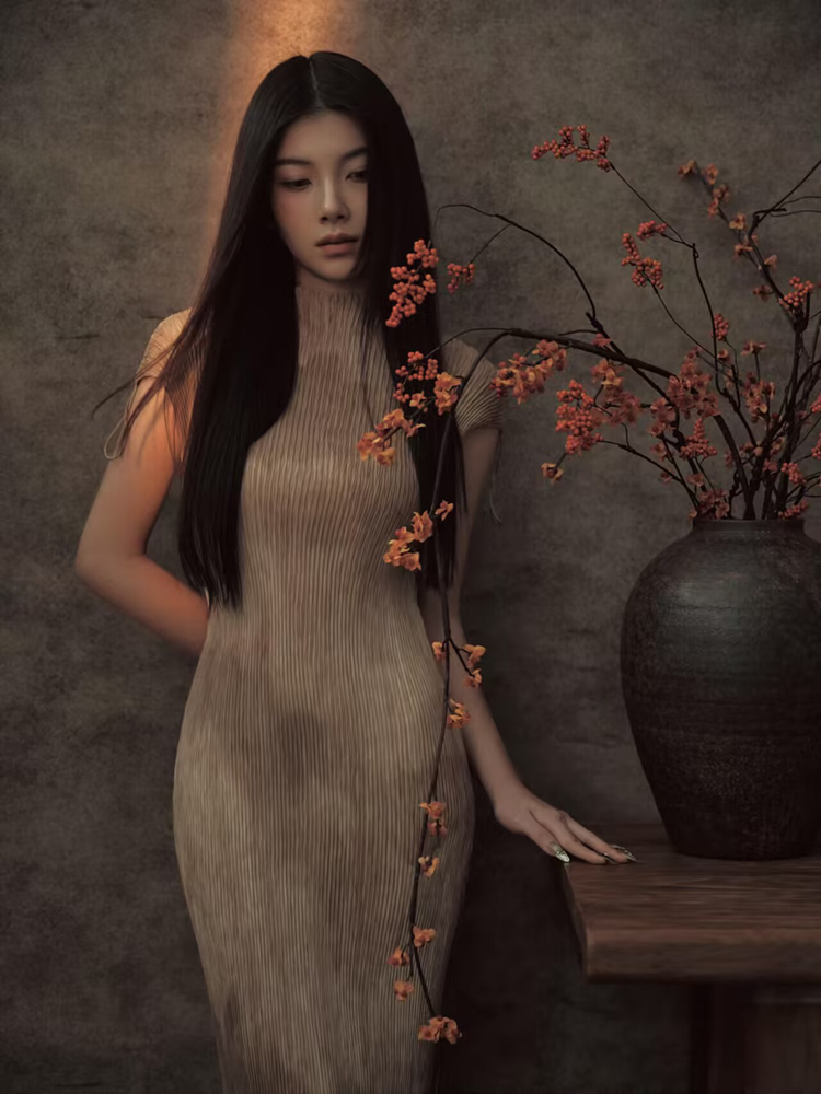 Vintage Fashion In Chinese - Yeni 2026 Çin Tarzı Portre Sanatı