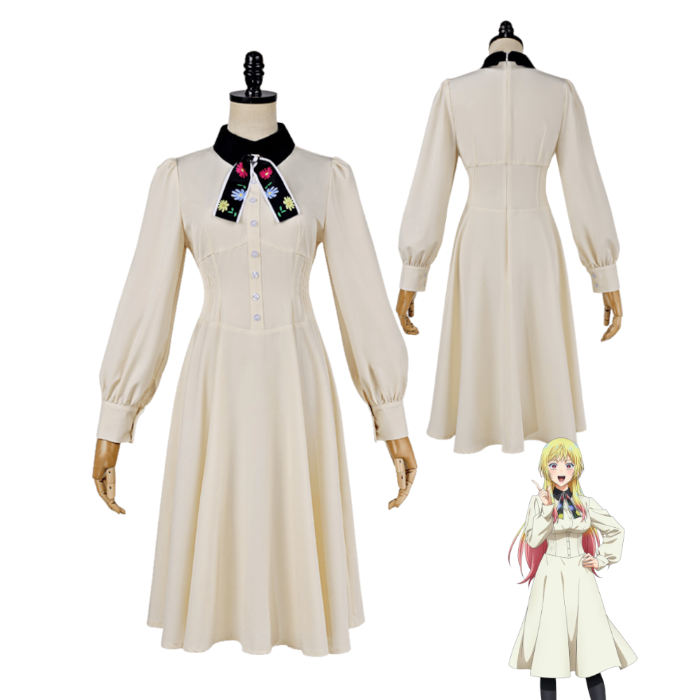Vintage Slip Dress - Evlilik Toksin Mei Kinosaki Cosplay Kostüm