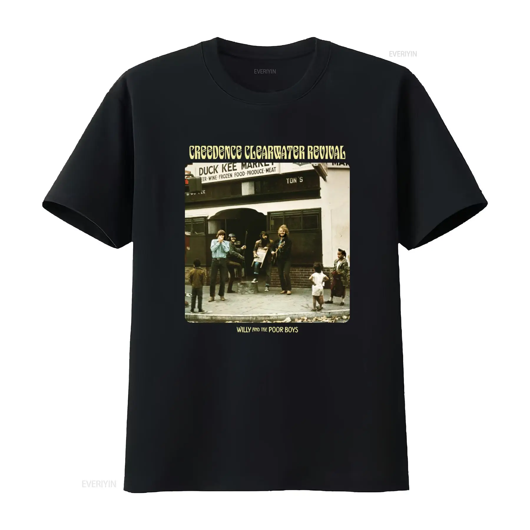Vintage Fashion Revival - Creedence Clearwater Revival Müzik Grubu Vintage