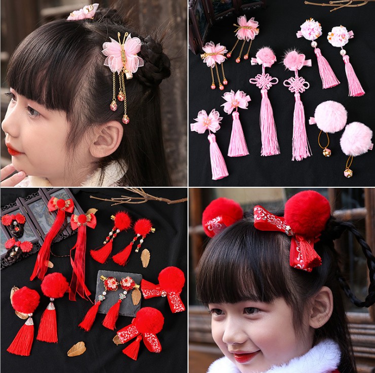 1 çift Çin Hanfu saç aksesuarl - Vintage Fashion In Chinese incelemesi ve fiyatı