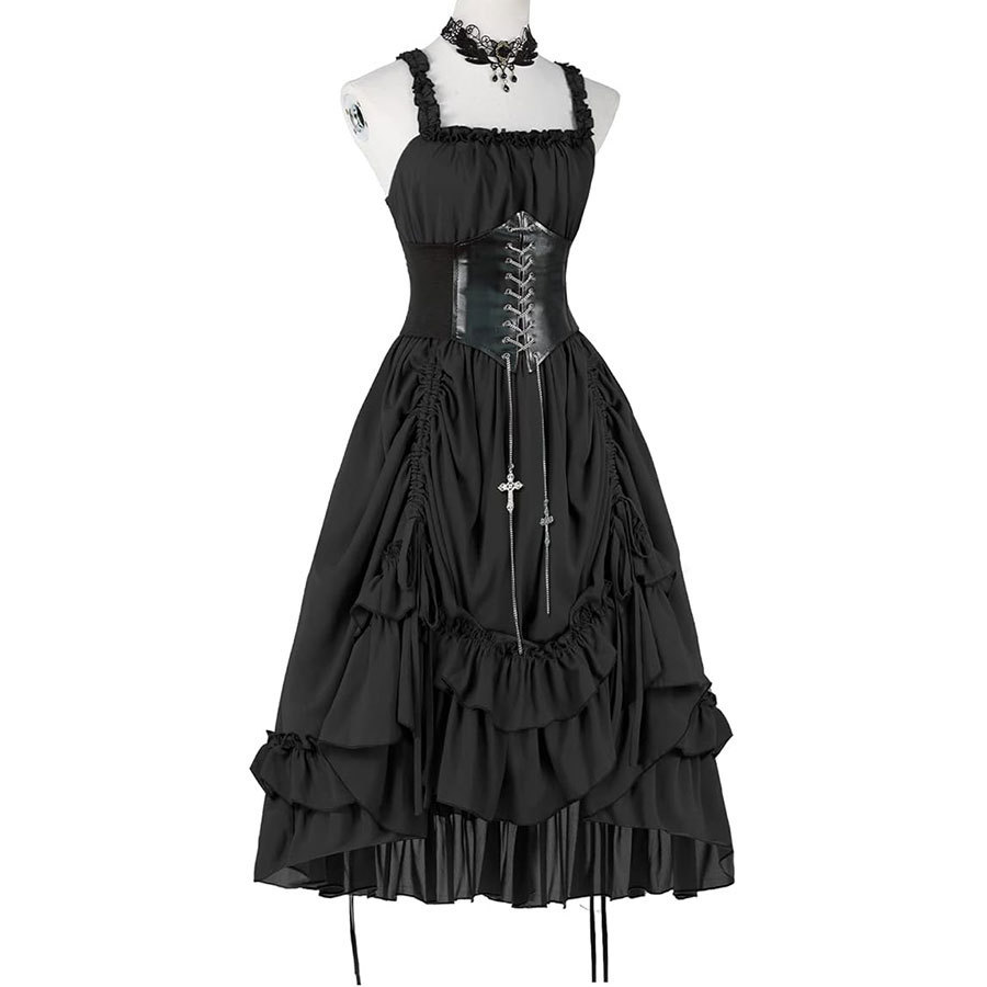 Kadın Gotik Elbise Korse Kayma - Vintage Slip Dress incelemesi ve fiyatı
